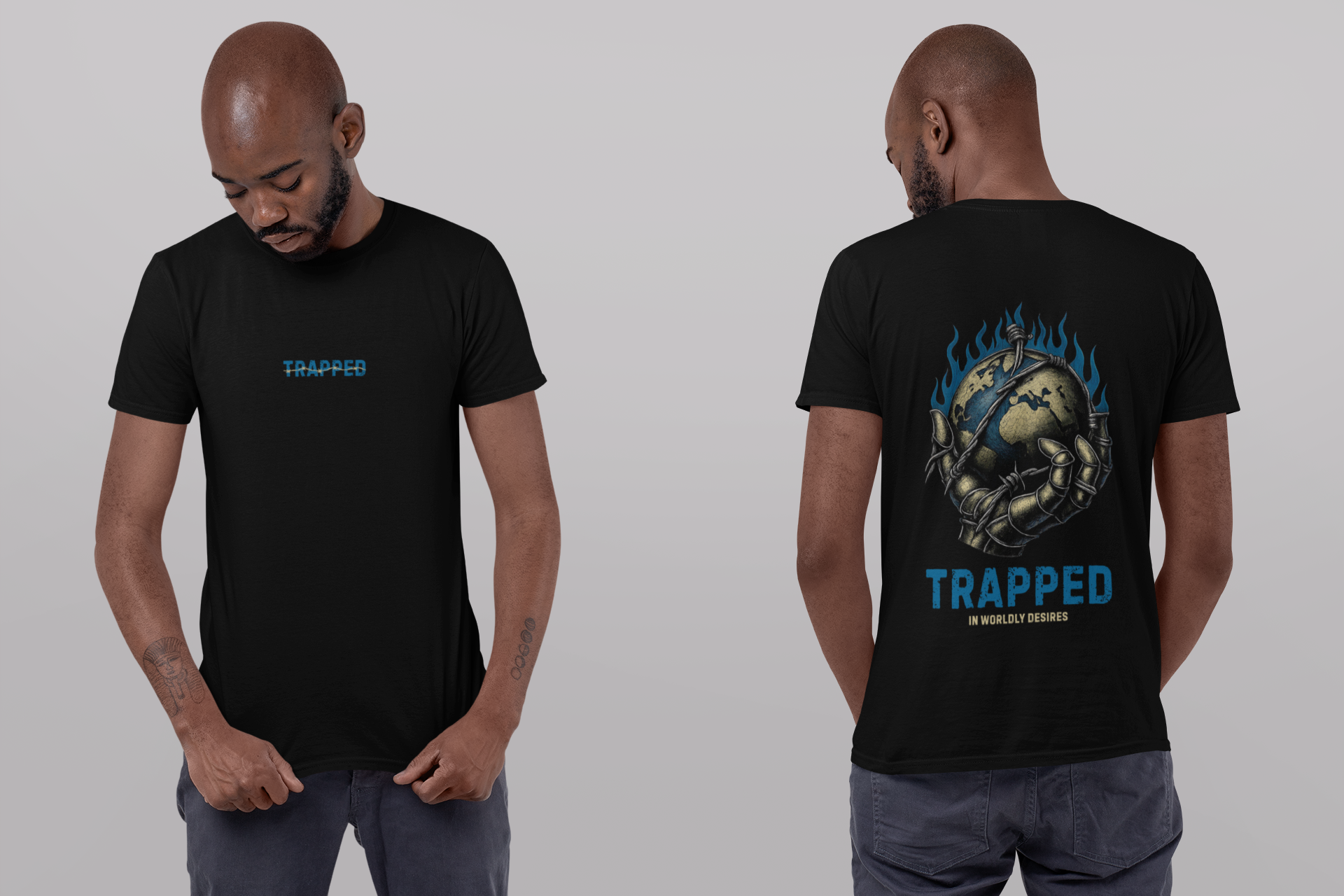 Trapped Premium Oversized