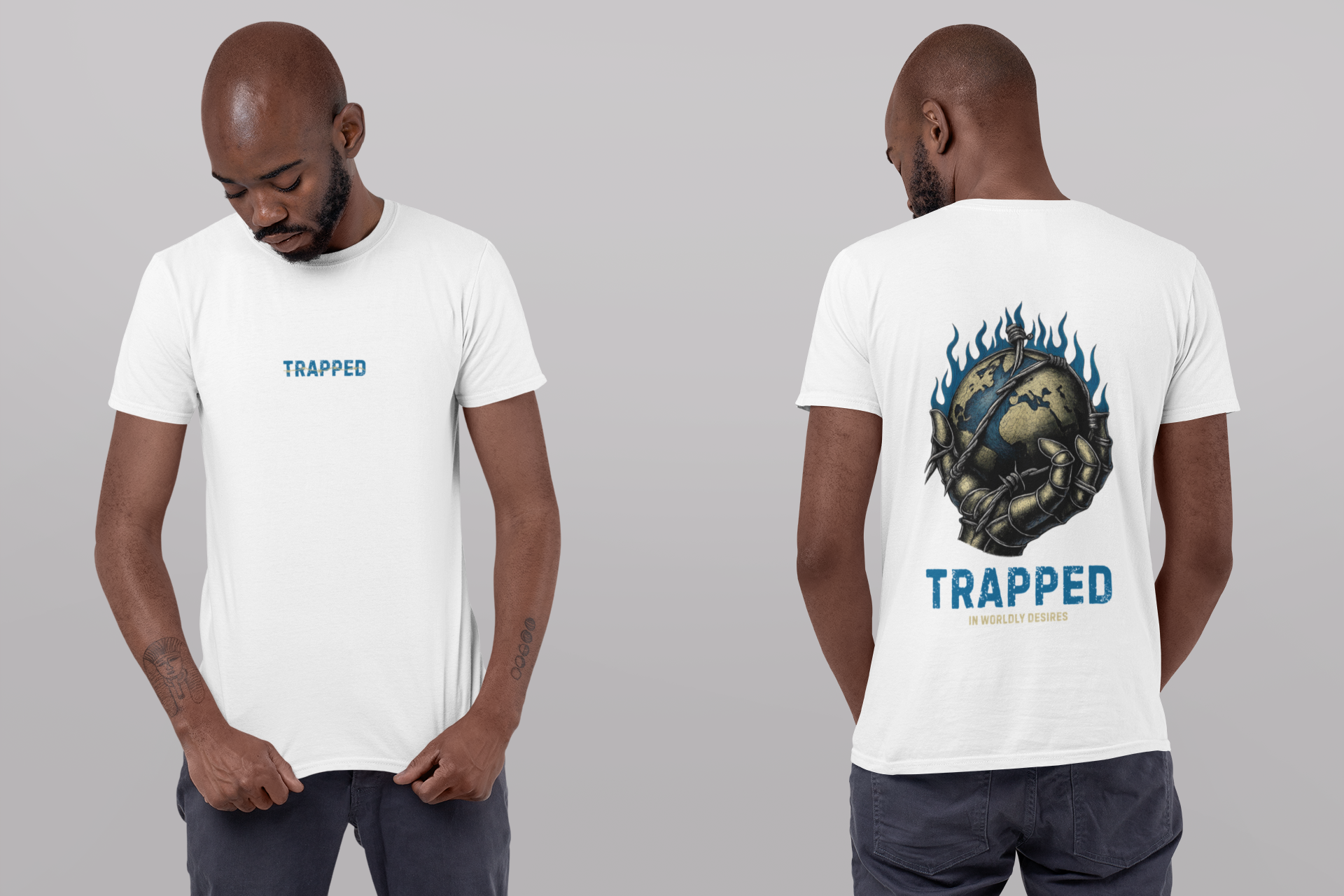 Trapped Premium Oversized