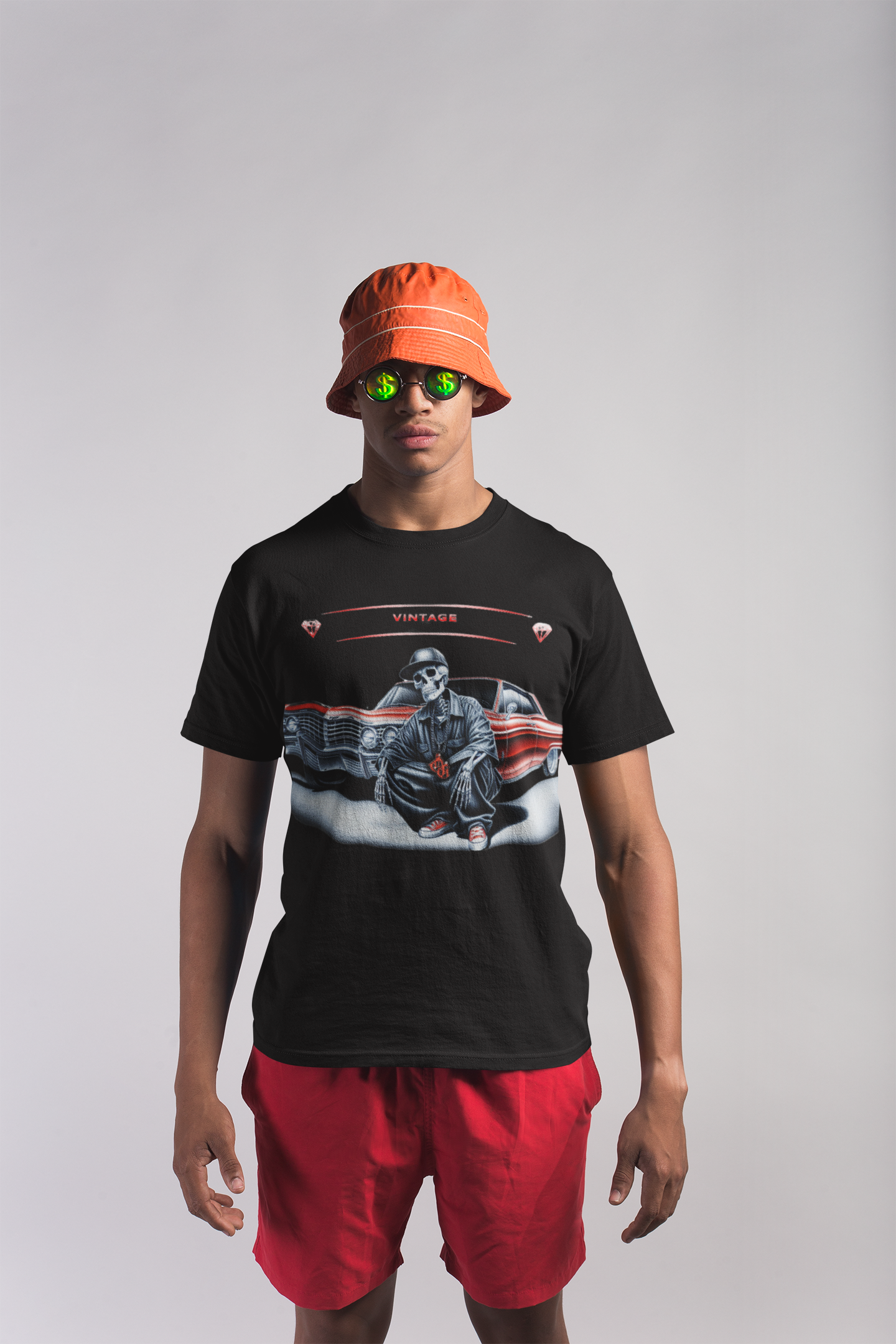 Bone Chariot Graphic Premium Over sized T shirt