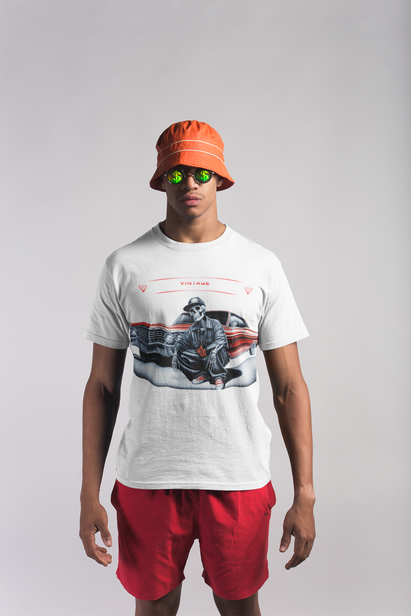 Bone Chariot Graphic Premium Over sized T shirt