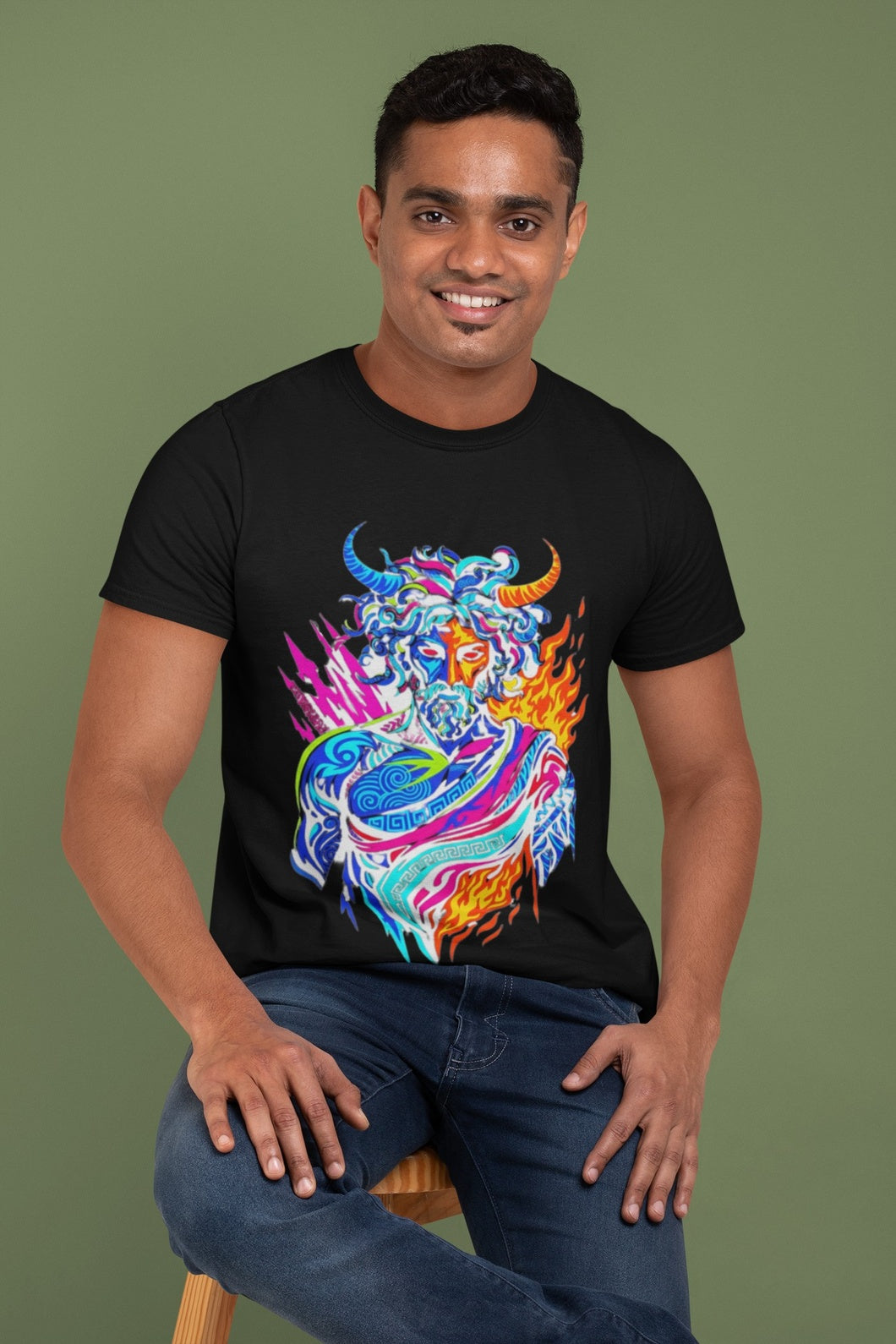 Warrior Graphics Premium Oversized t shirt
