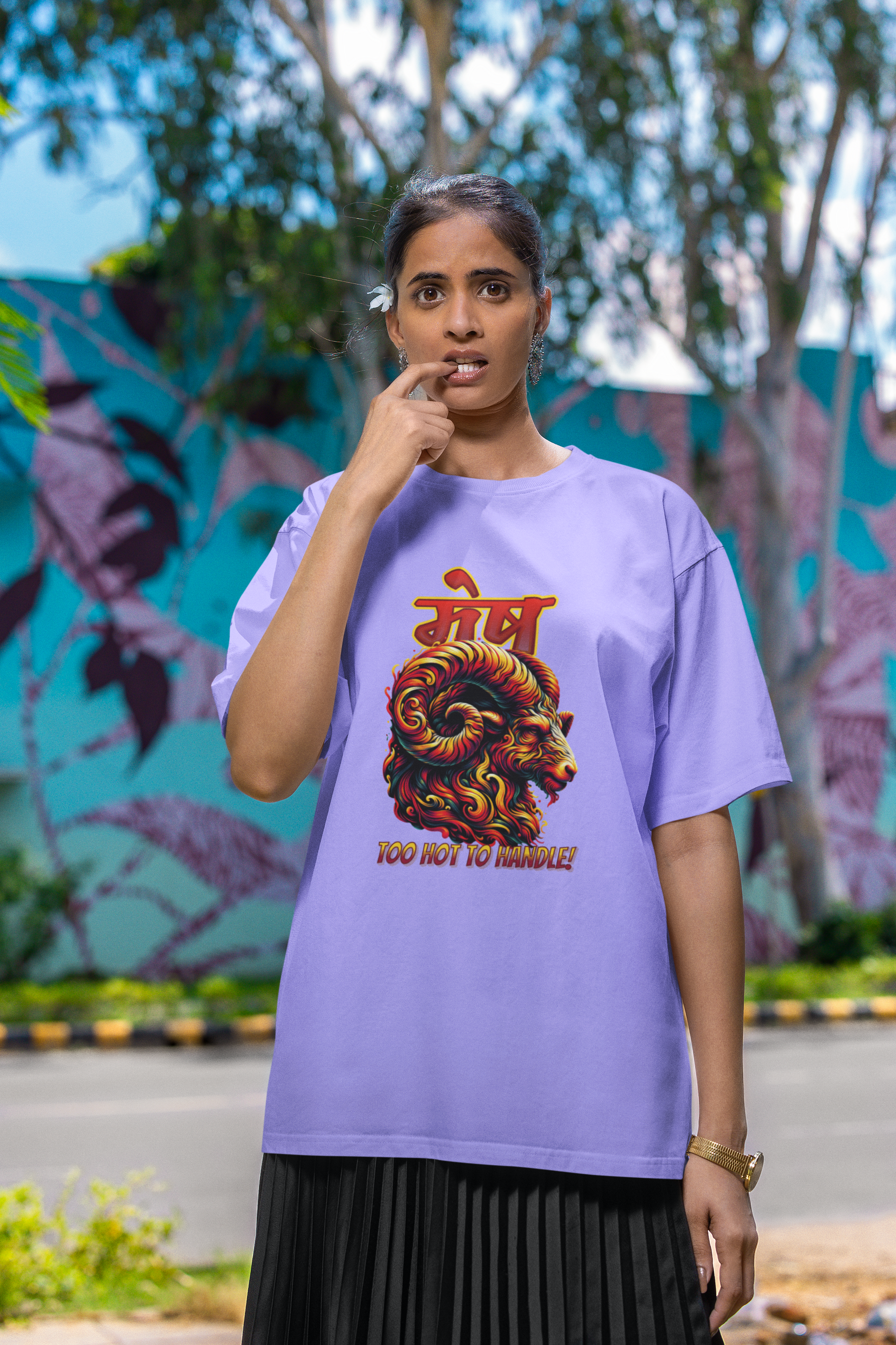 Zodiac Aries Women Oversized