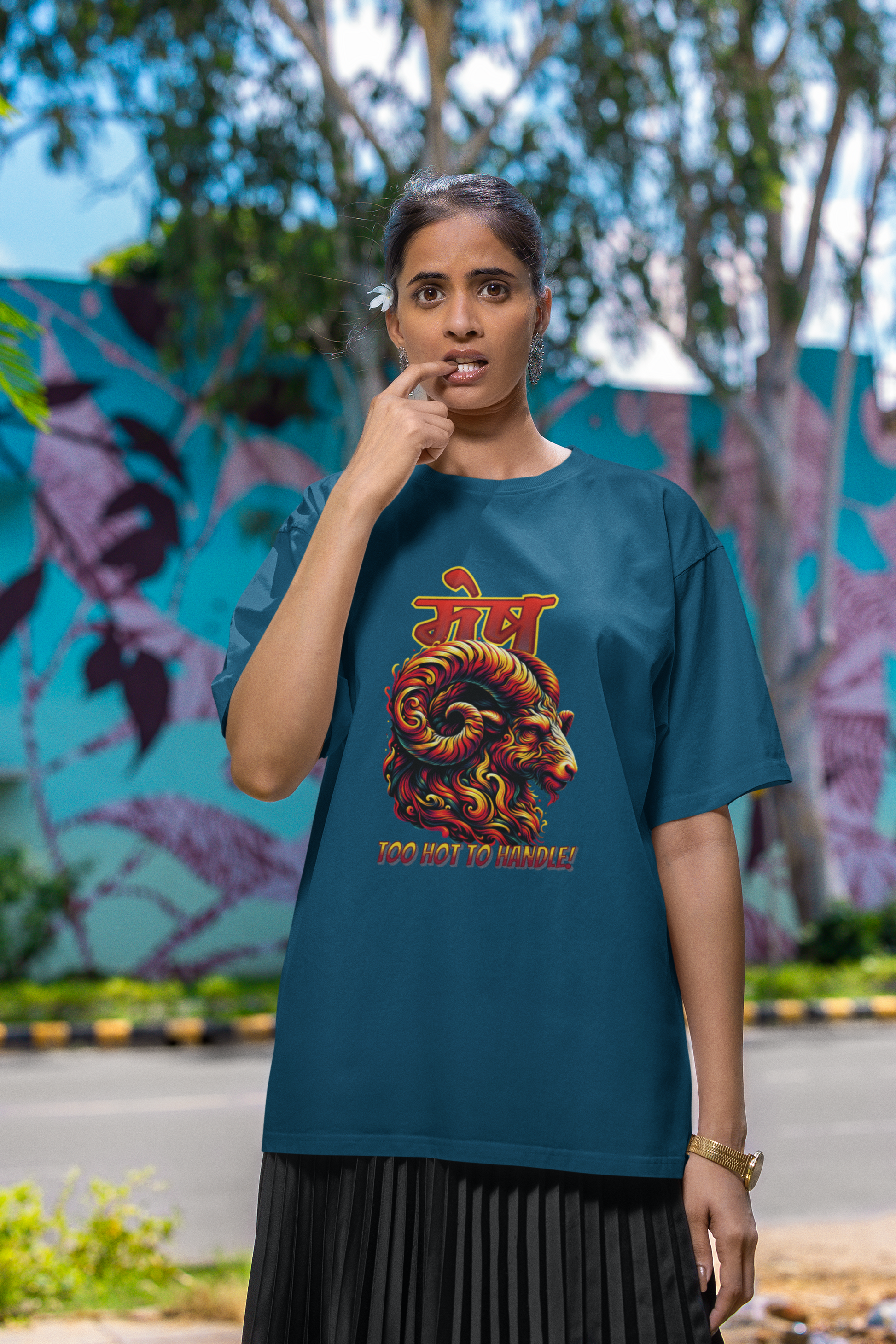 Zodiac Aries Women Oversized