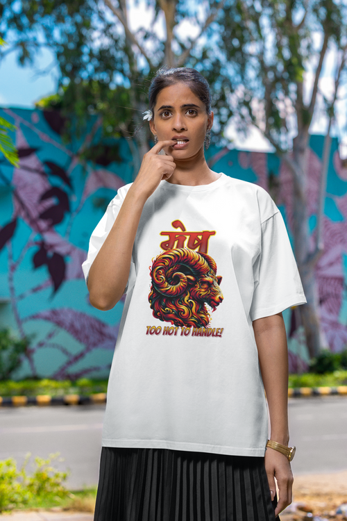 Zodiac Aries Women Oversized