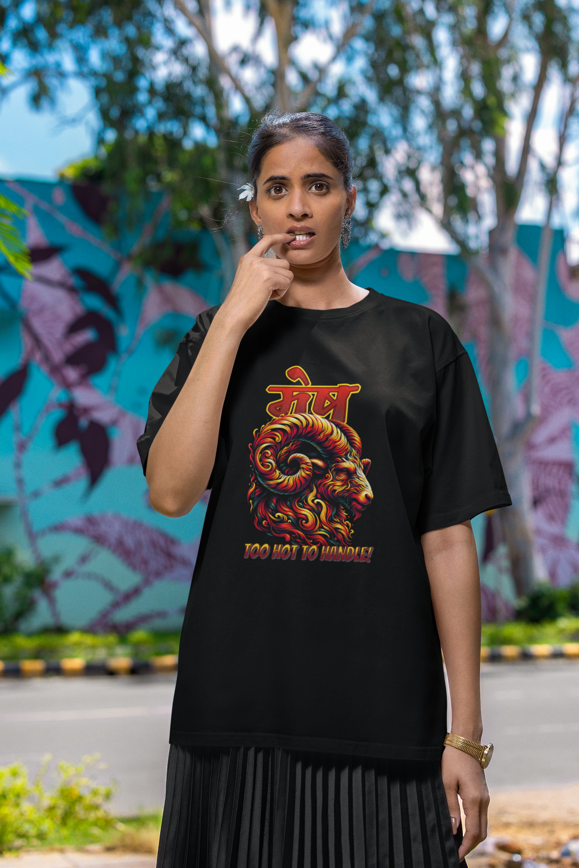 Zodiac Aries Women Oversized