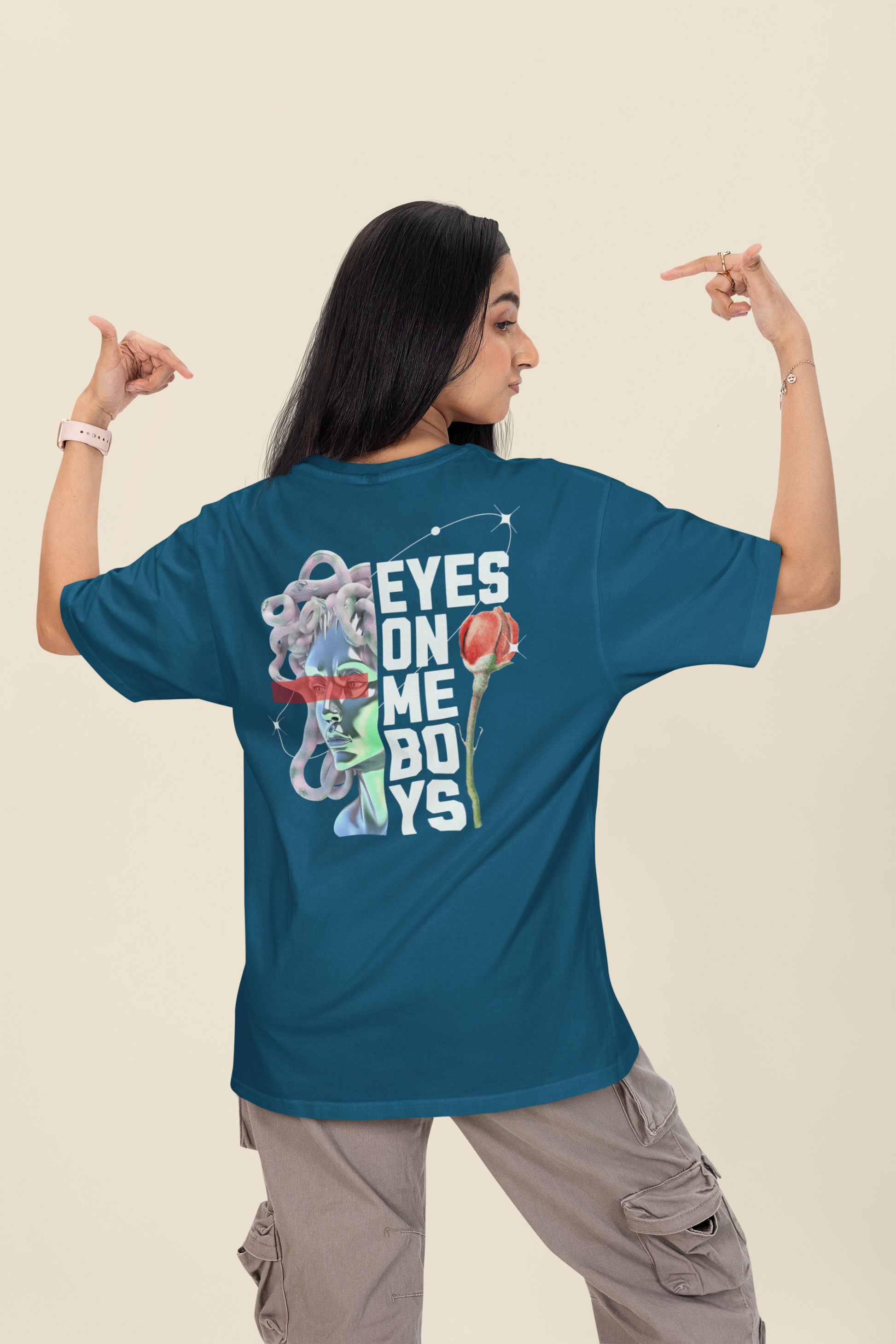 Eyes on me Boys Women Oversized