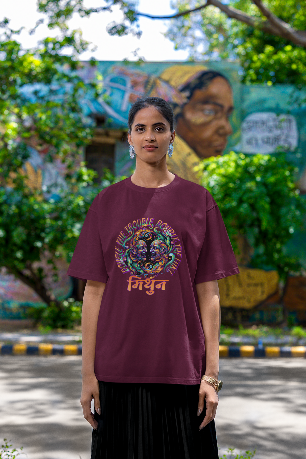 Zodiac Gemini Women Oversized