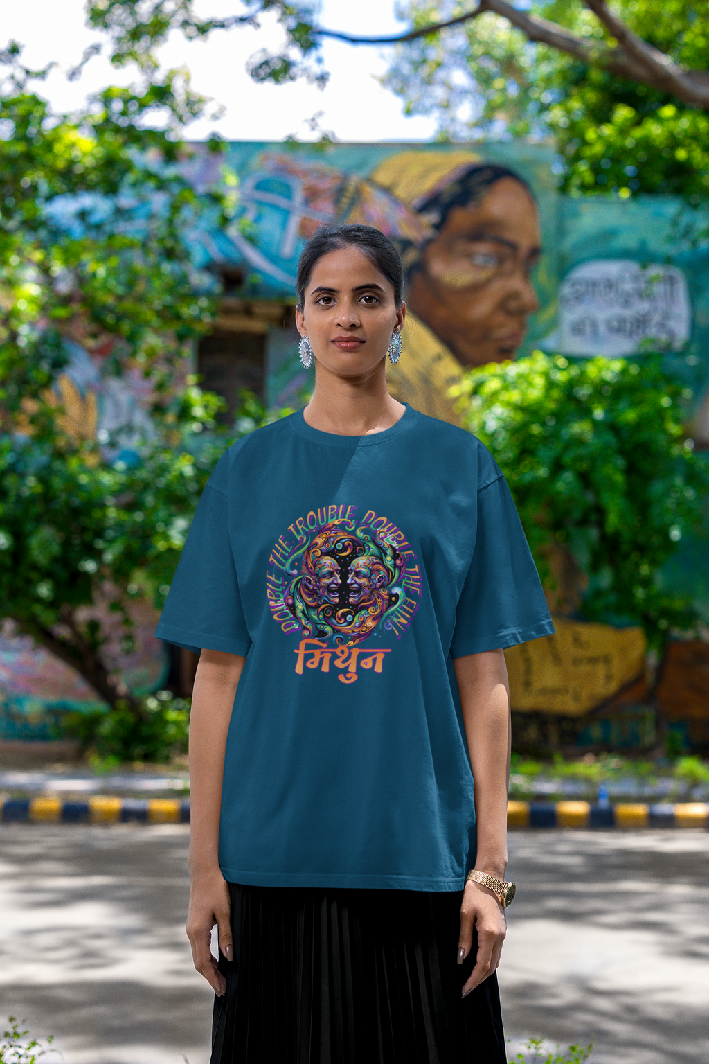 Zodiac Gemini Women Oversized