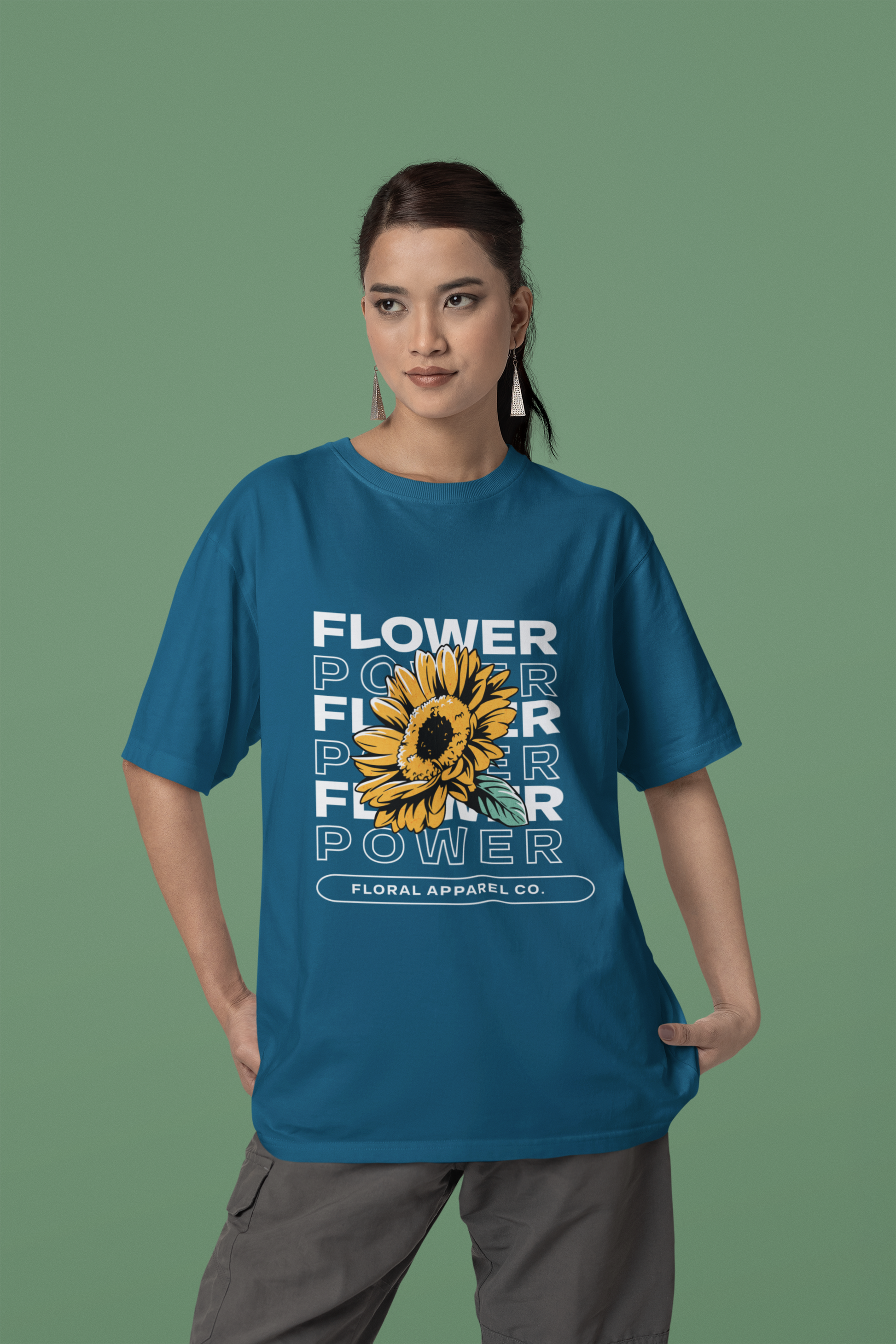 Flower Women Oversized