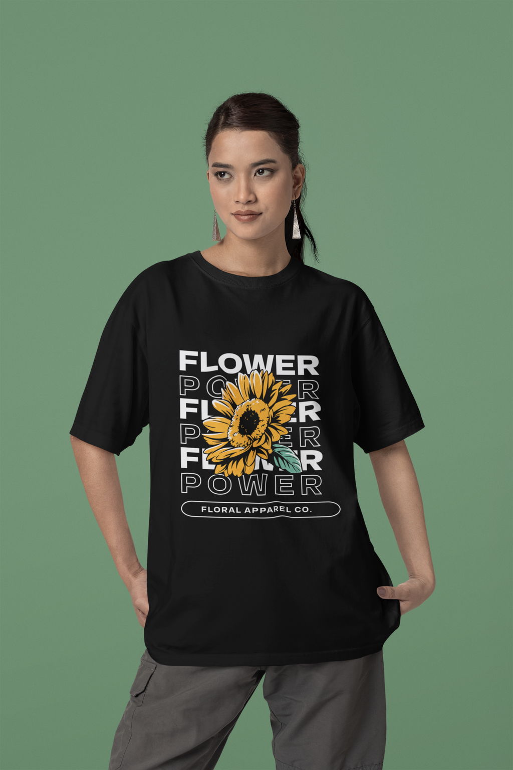Flower Women Oversized