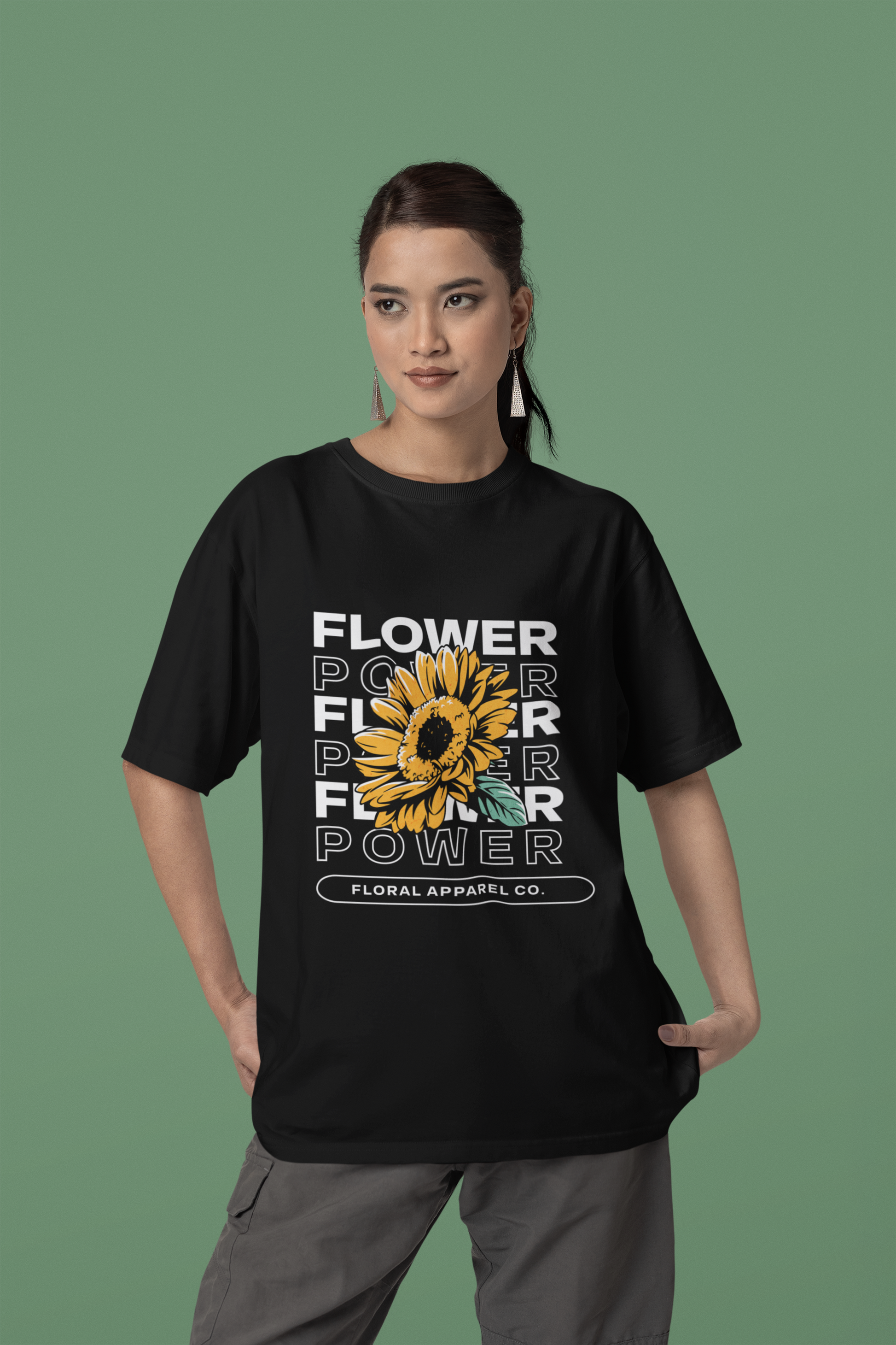 Flower Women Oversized
