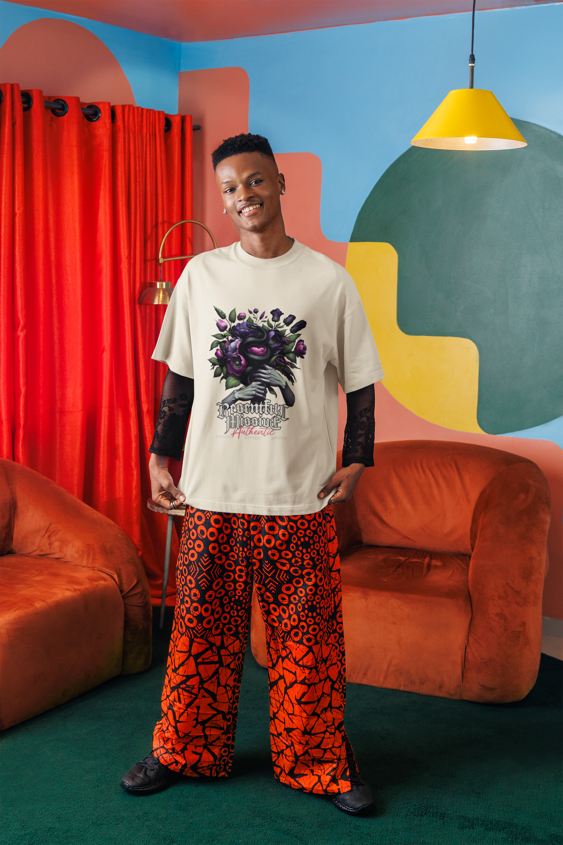 Resentful Funky Oversized