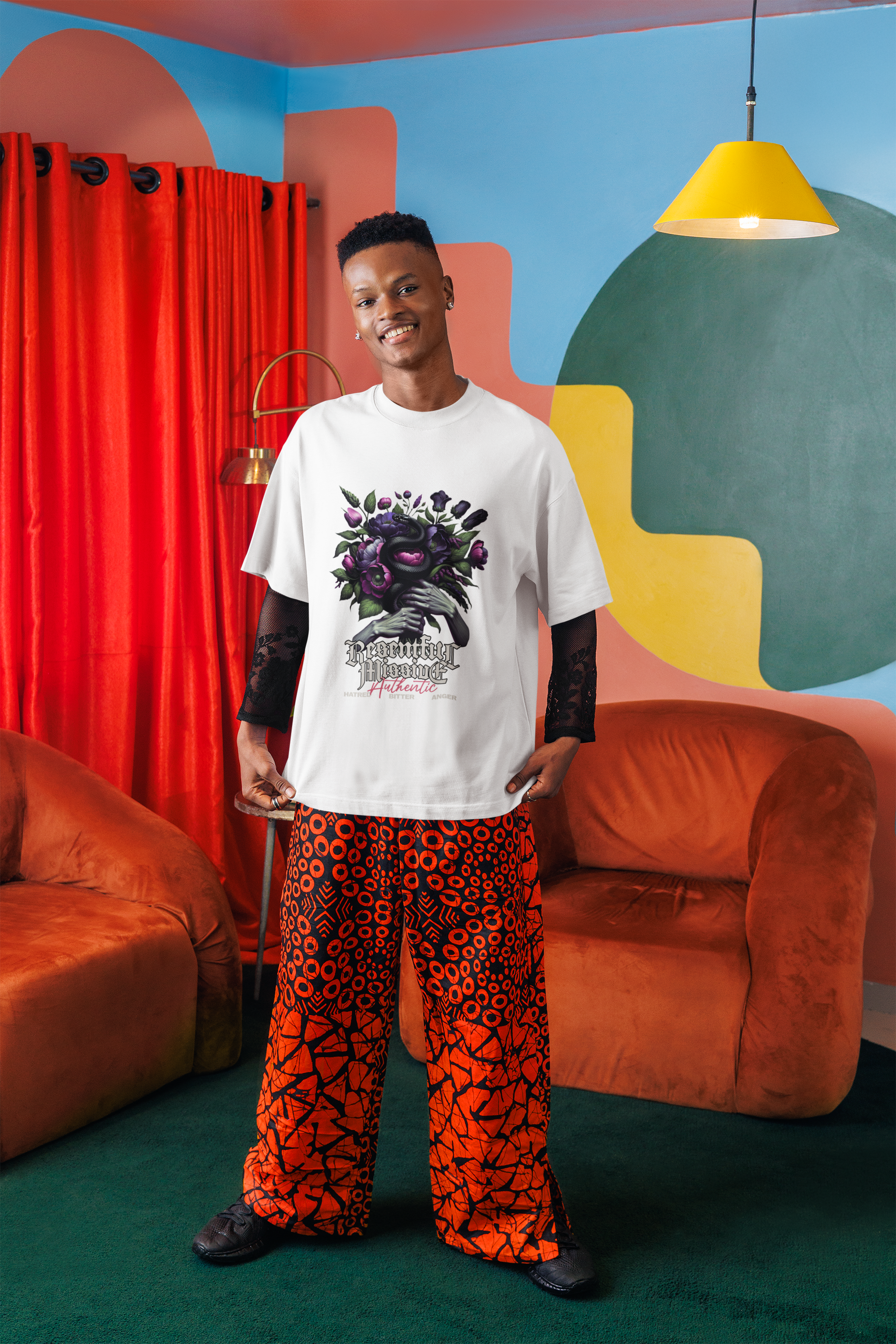 Resentful Funky Oversized