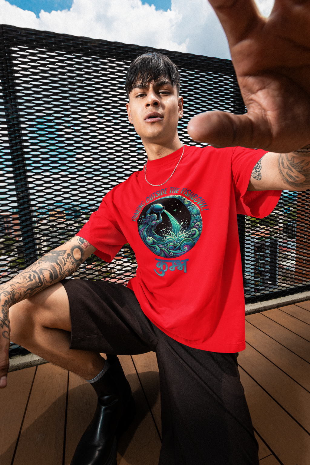 Zodiac Aquarius Oversized