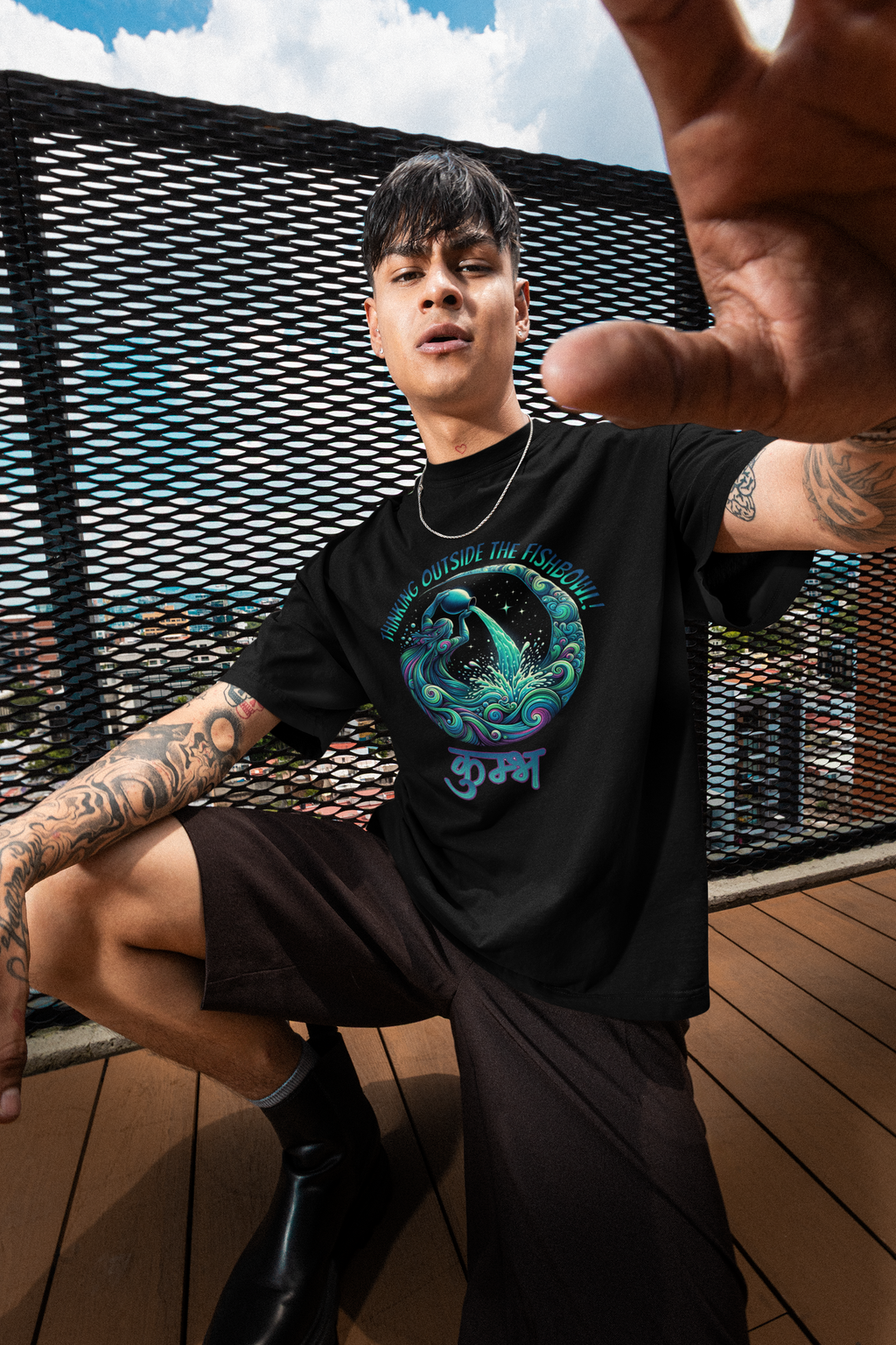 Zodiac Aquarius Oversized