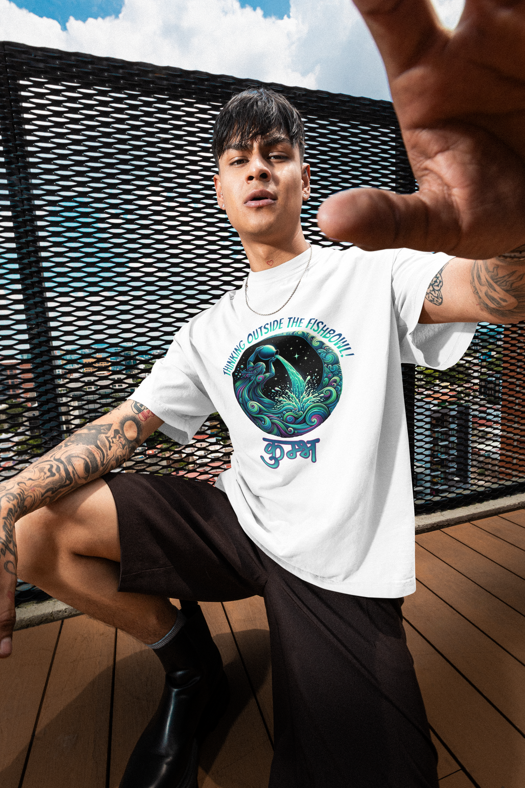 Zodiac Aquarius Oversized