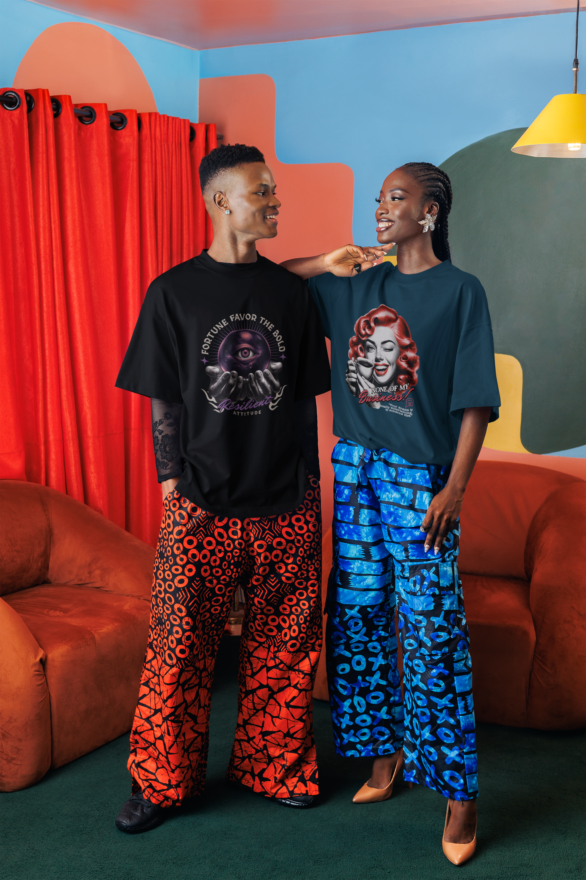Resilient Attitude Funky Oversized