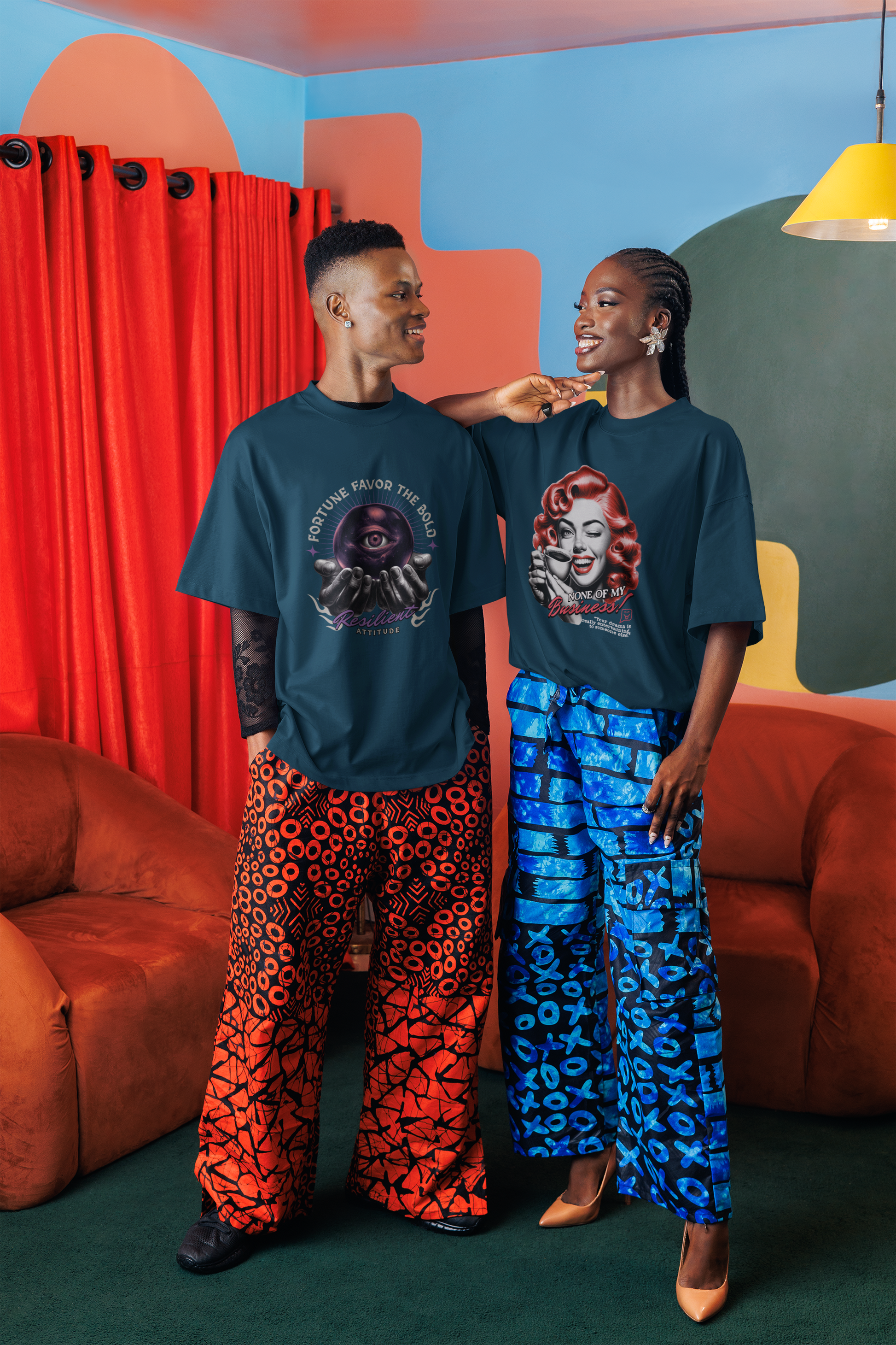 Resilient Attitude Funky Oversized