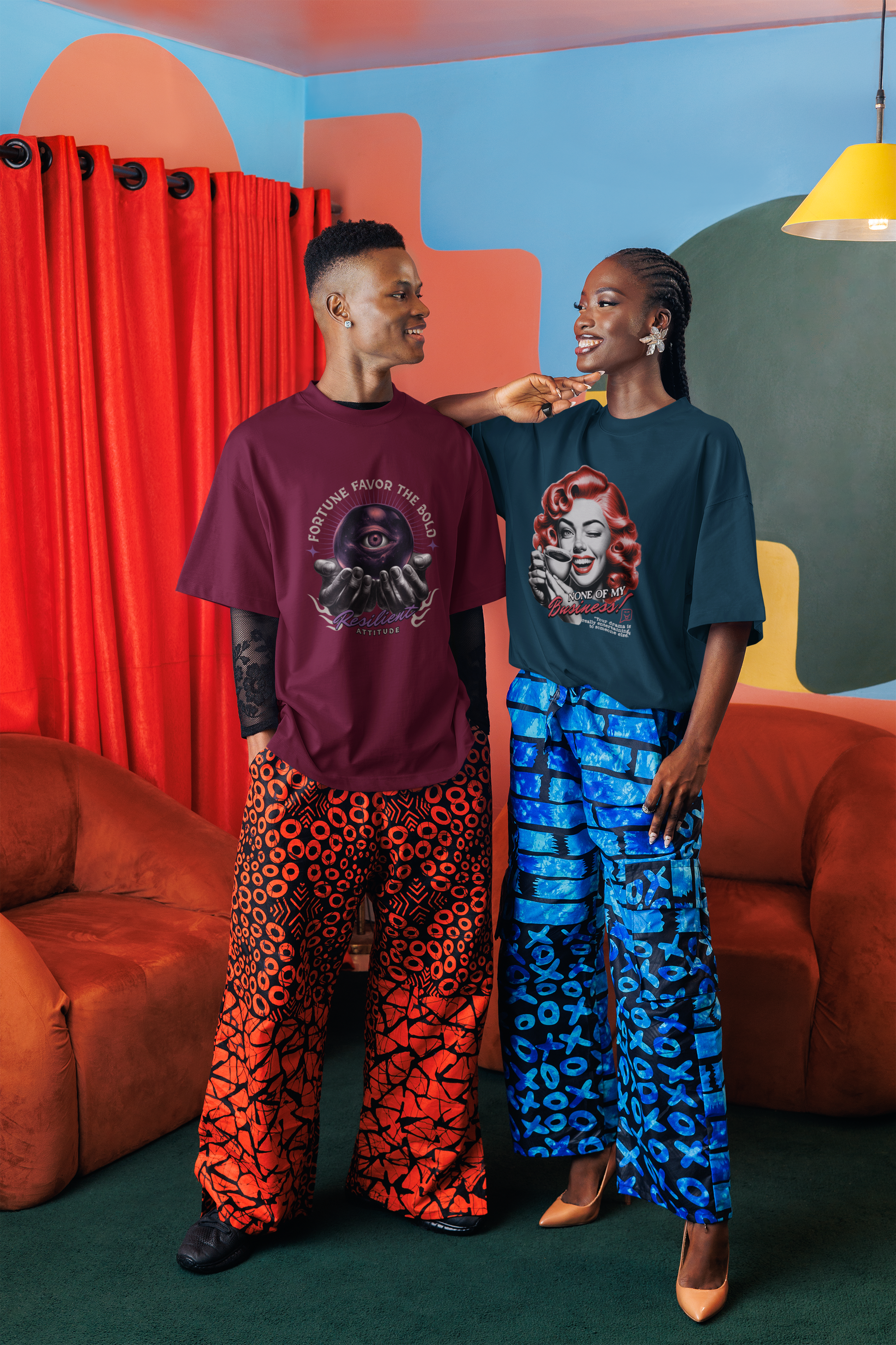 Resilient Attitude Funky Oversized