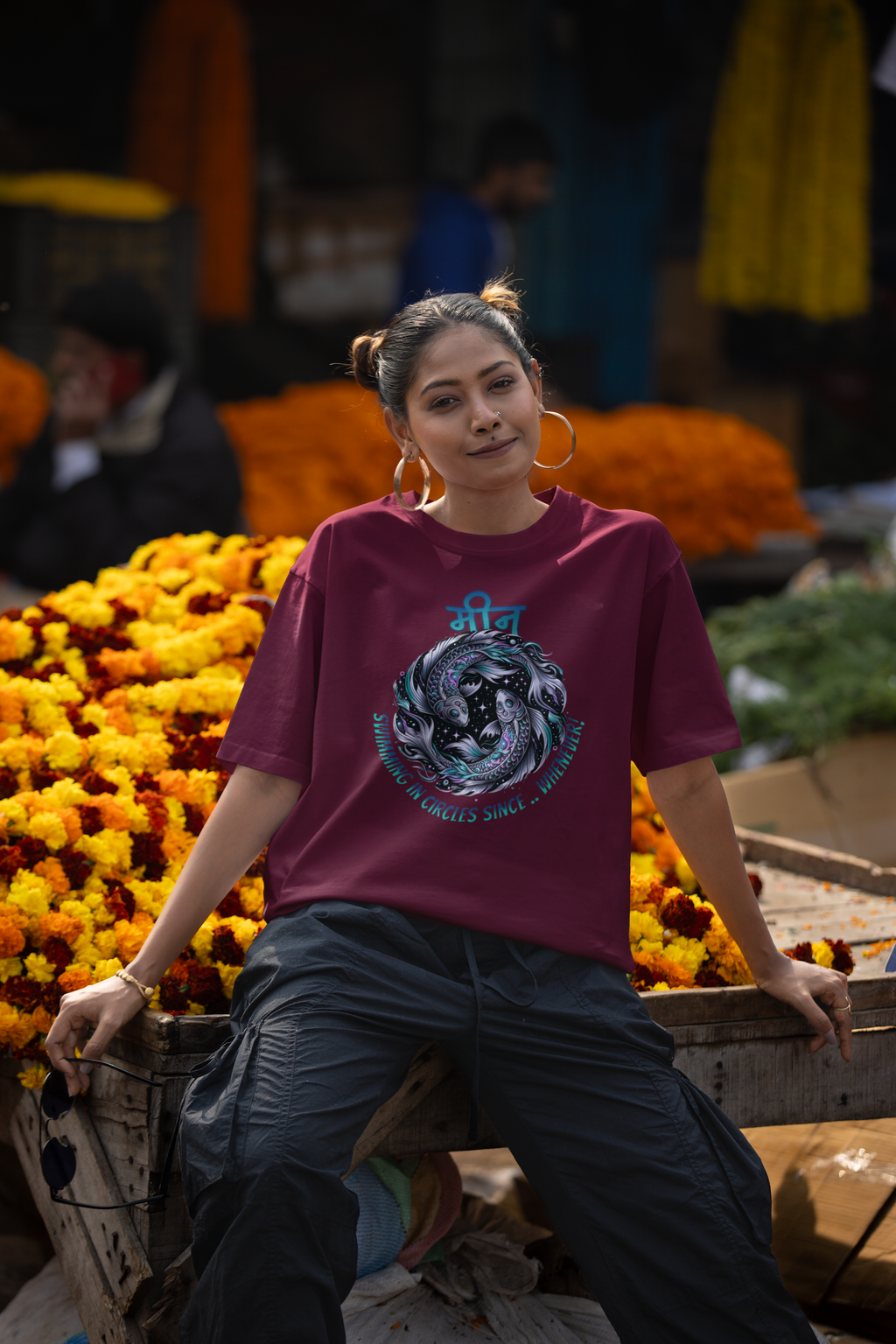 Zodiac Pisces Women Oversized