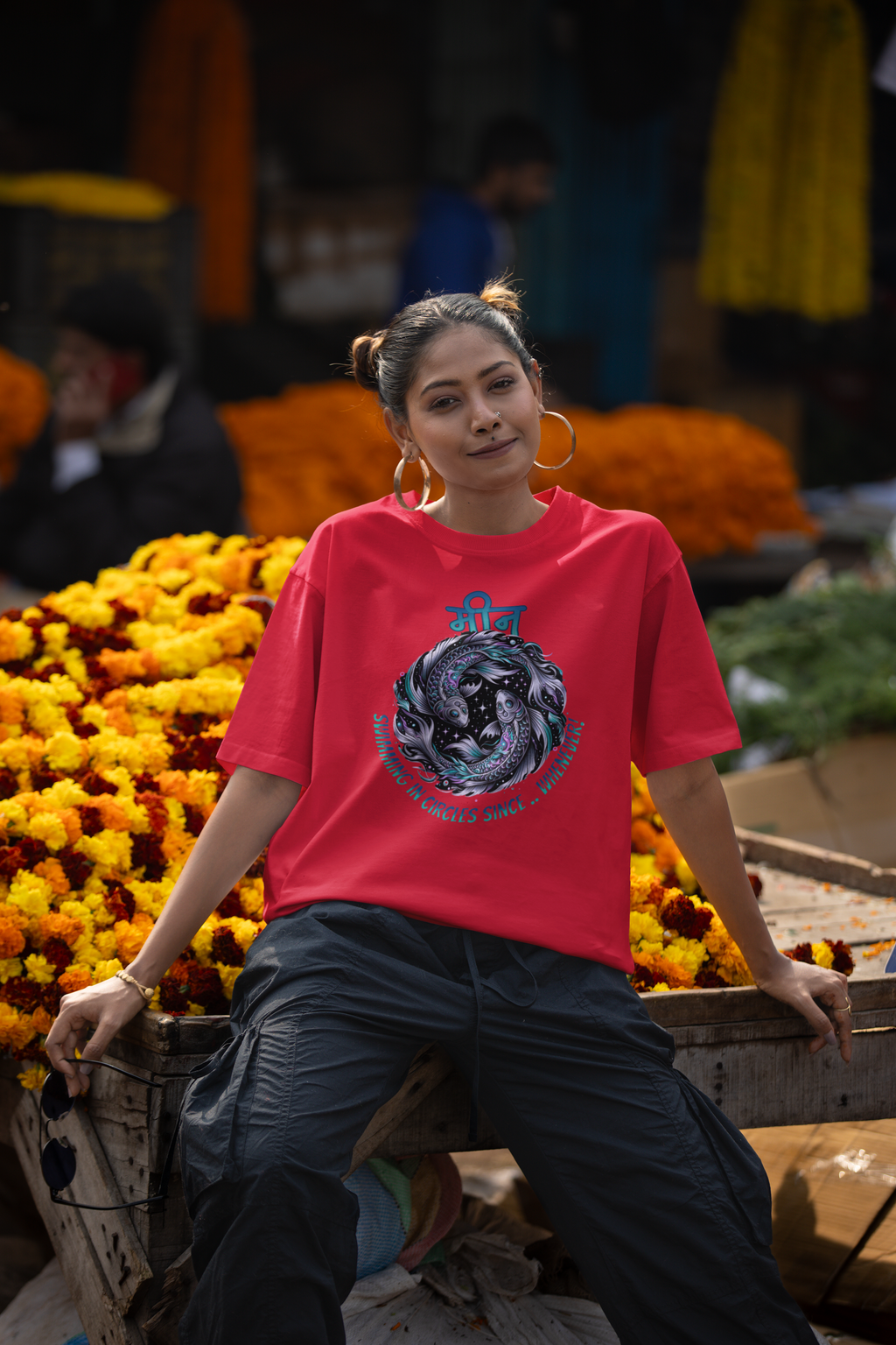 Zodiac Pisces Women Oversized