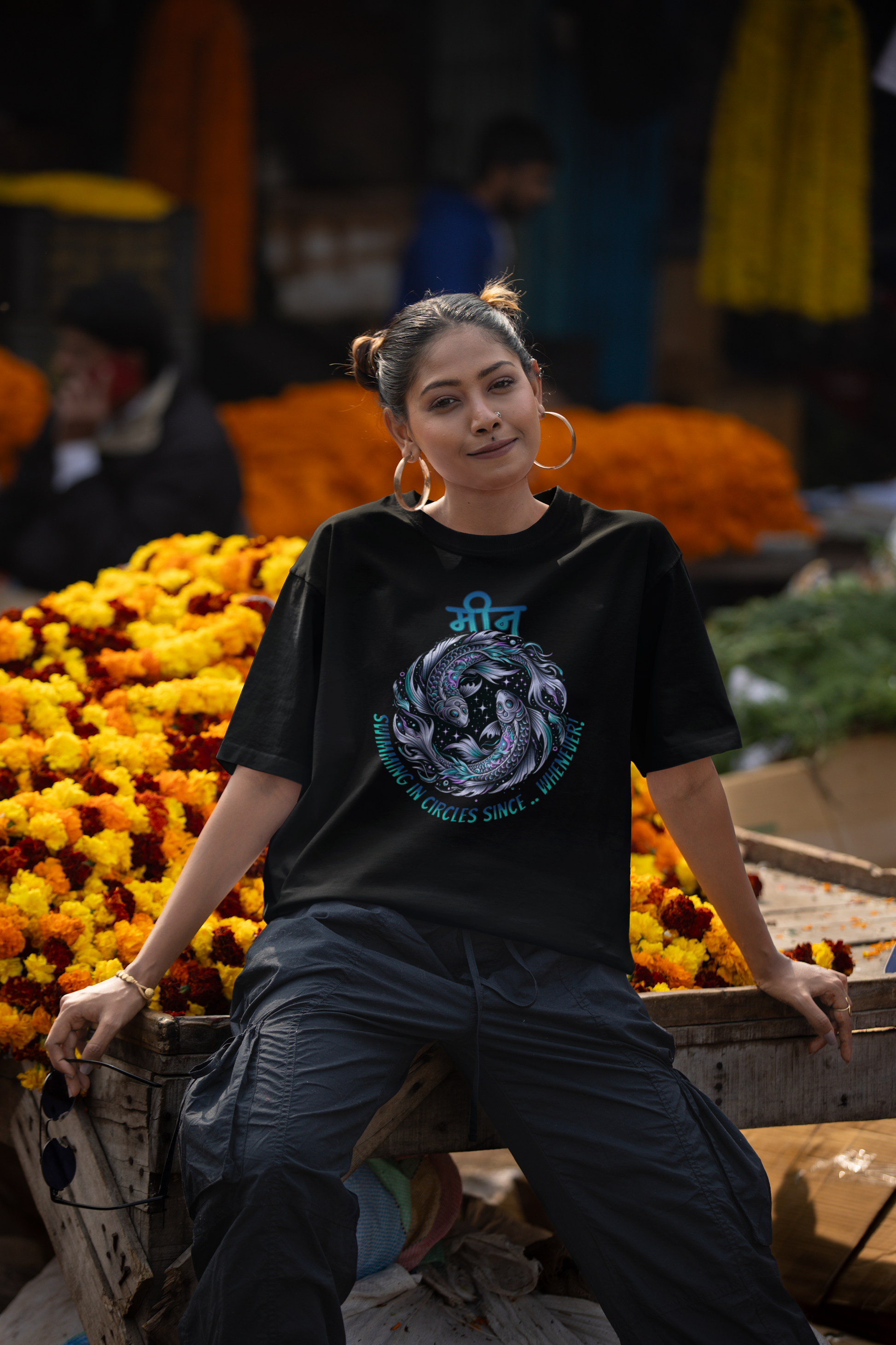 Zodiac Pisces Women Oversized