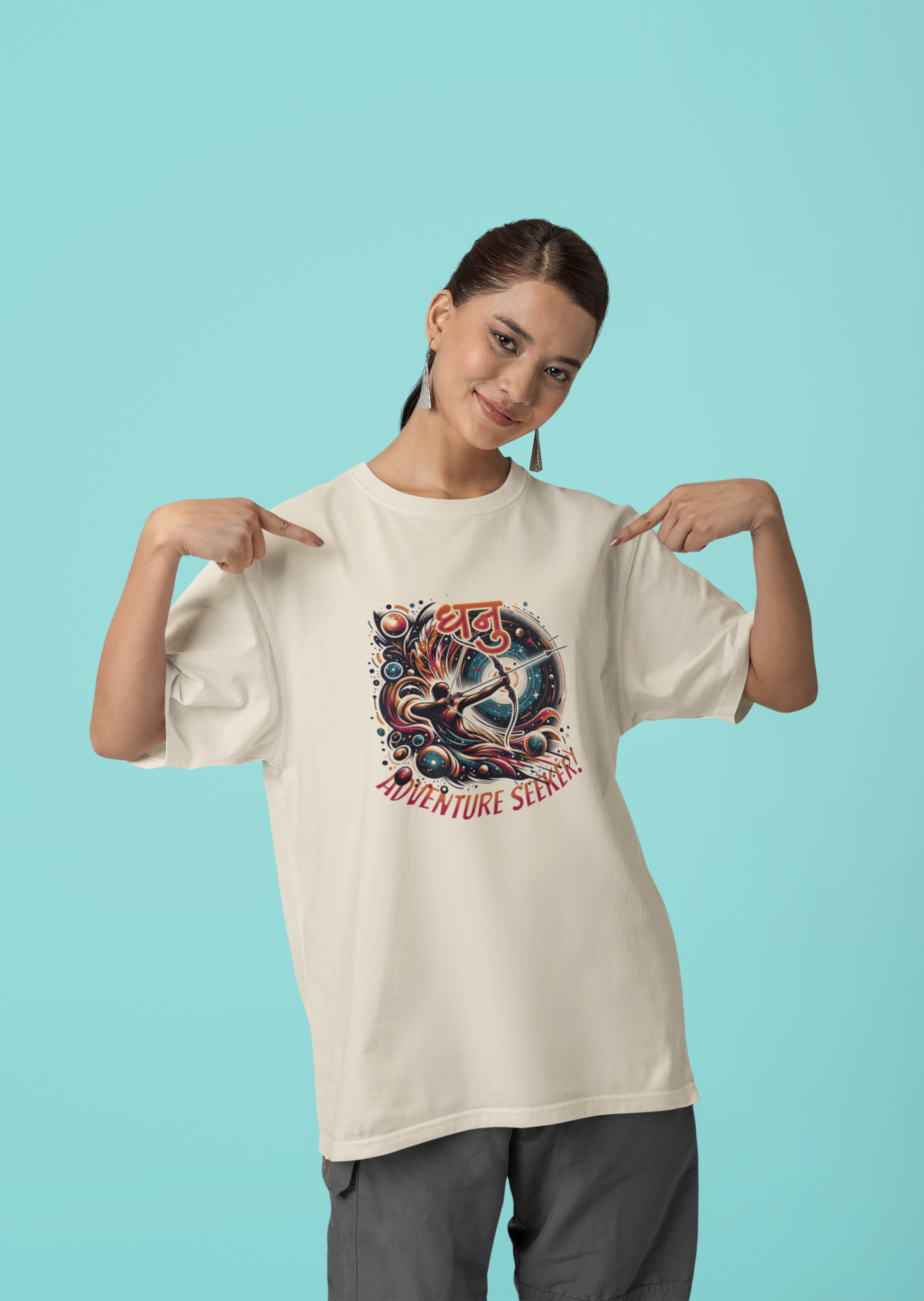 Zodiac Sagittarus Women Oversized