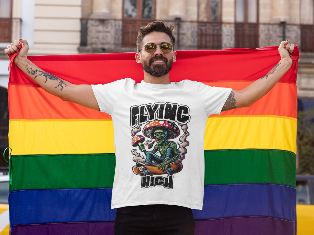 Flying High Premium Oversized T shirt